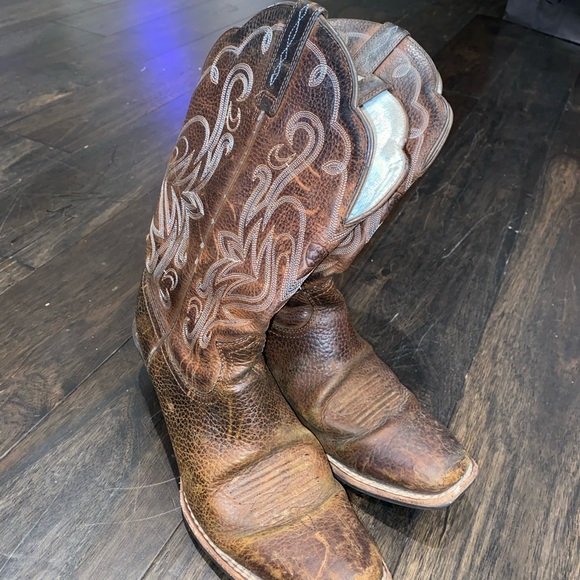 Leather Cowboy Boots - Picture 2 of 4